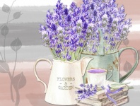 Vintage Lavender Illustration