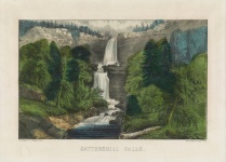 Art vintage des chutes de Kaaterskill