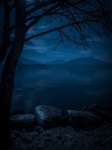 Lago de noche