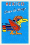 Cartel de viaje de México Cinco de Mayo