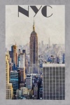Cartel de viaje de la ciudad de Nueva Yo