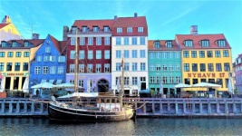 Nyhavn din Copenhaga, Danemarca