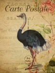 Carte postale florale vintage d'autr
