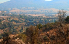 Rail And Road Bridges In Rural Area