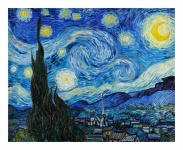 Van Gogh A csillagos éjszaka