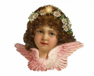 Vintage kliparty anděl dítě