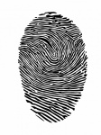 Vintage fingerprint illustration