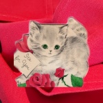 Vintage Kitten Card