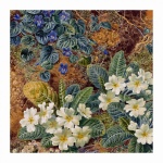 Vintage art floral illustration