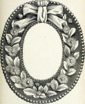 Antiga ilustração de moldura vintage
