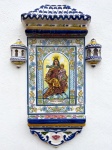 Virgin Mary tiles in spain
