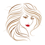 žena stylizované vlasy umění