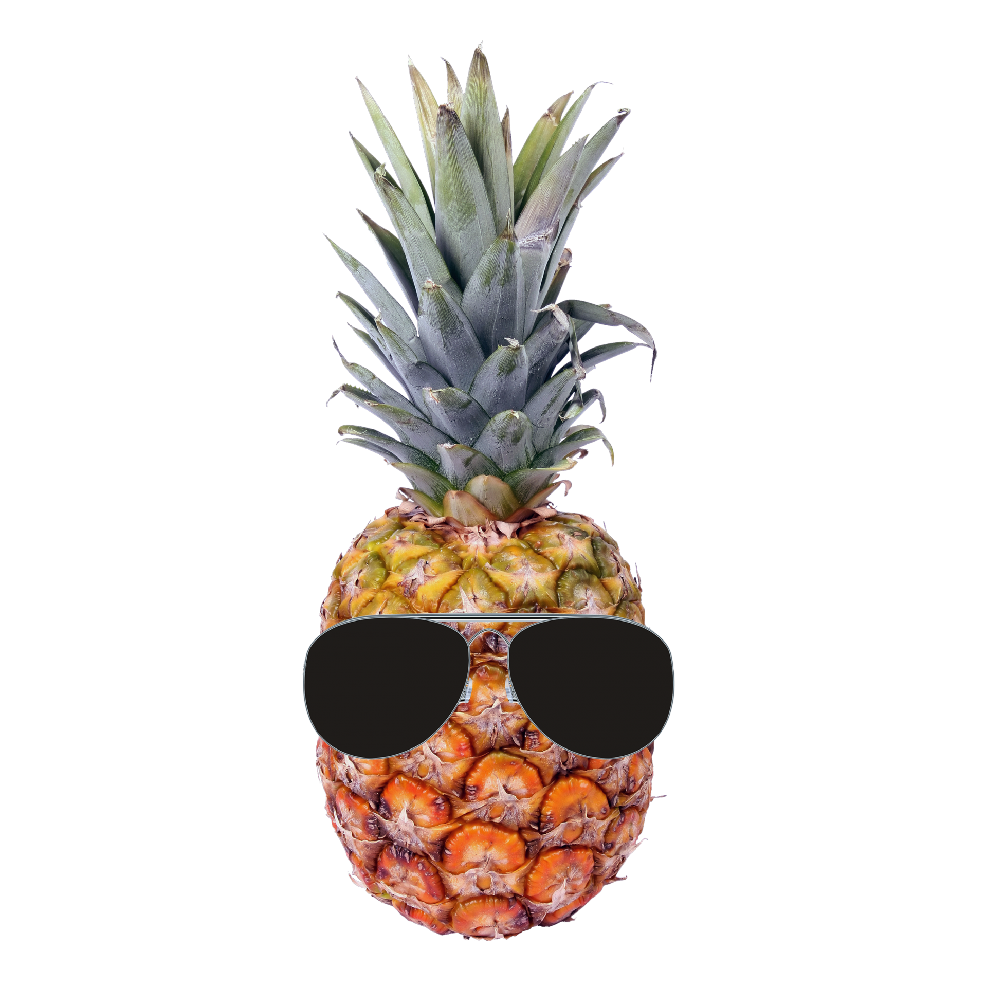 Ananas i solglasögon Gratis Stock Bild - Public Domain Pictures