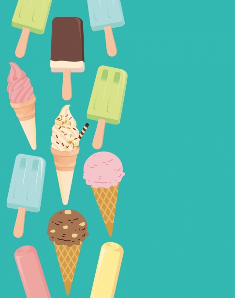 Ice Cream Background Poster Free Stock Photo - Public Domain Pictures