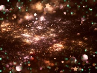 Abstract bokeh star background