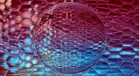 Abstract art sphere background