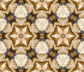 Patrón de fondo mandala mosaico