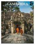 アンコールワット、カンボジア、旅行ポスター