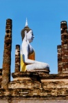 Buddha v ruinách Sukhothai