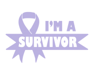 Cancer Survivor Lavender Ribbon
