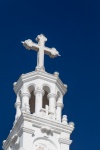 Cruz do telhado da igreja