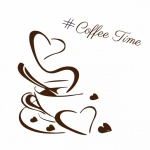 Koffie Logo Illustratie Clipart
