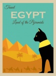 Cartaz de viagem para o Egito
