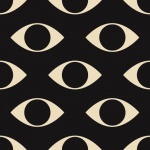 Minimalistický geometrický vzor oka