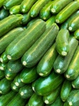 Green zucchinis