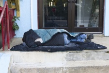 Homeless Man In New York City