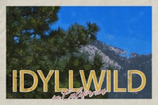 Travel Poster for Idyllwild Califor