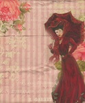 Vintage 1800 ženský plakát