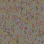Alphabet scramble abstract paper