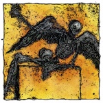 Skeleton On Tombstone Art
