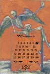 Хэллоуин Календарь Скелетов Октябрь
