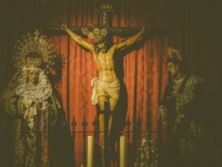 Jesucristo en una cruz