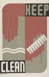 Keep Clean WPA poster