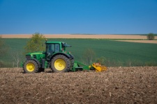 Landscape, Tractor, Agricultural Vehicle