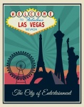 Cartaz de viagem para Las Vegas