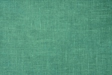 Linen textile background turquoise