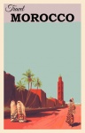 Maroko plakat podróżny
