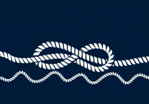 Seeseil Knoten Hintergrund