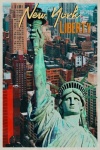 Poster de epocă New York Skyline