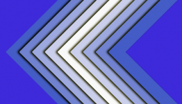 Pfeil Banner Hintergrund blau