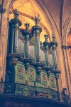 Pipe Organ In A Church