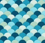 Scallops, Scales Background Pattern