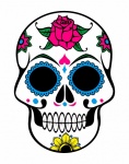 Sugar Skull Blumenkunst