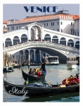 Reise-Plakat Venedigs, Italien