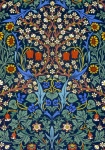 Patrón de arte floral vintage
