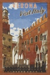 Affiche de voyage vintage en Italie
